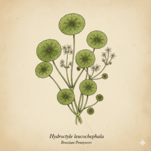 Mexican Pennywort (Hydrocotyle leucocephala)